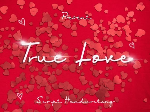 True Love Font Poster 3