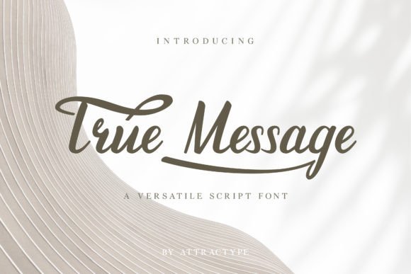 True Message Font