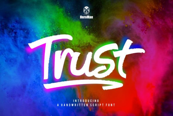Trust Font Poster 4