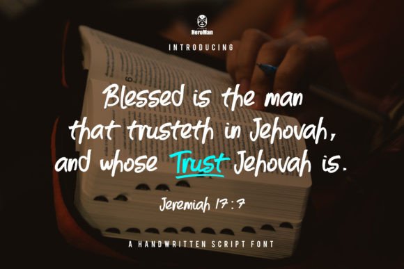 Trust Font Poster 6