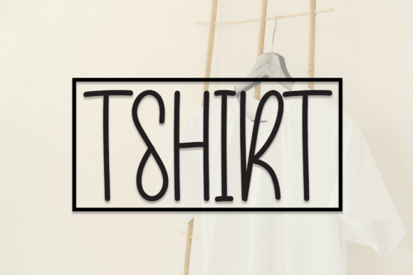 Tshirt Font Poster 1