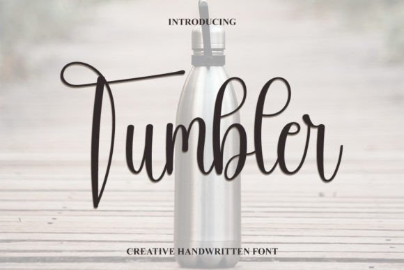 Tumbler Font Poster 1