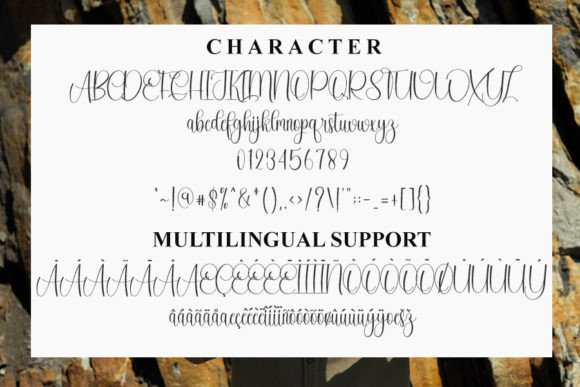 Tumbler Font Poster 6