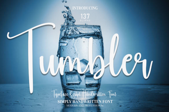 Tumbler Font Poster 1