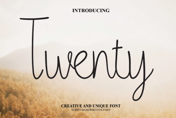 Twenty Font Poster 1