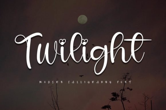 Twilight Font Poster 1