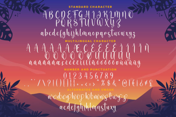 Twilight Font Poster 8