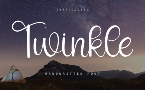 Twinkle Font Poster 1