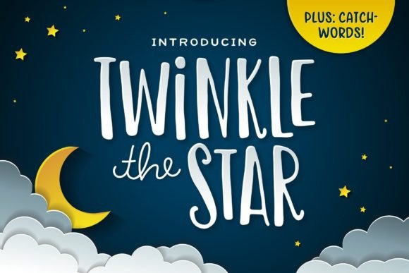 Twinkle the Star Font Poster 1