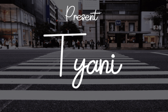 Tyani Font Poster 1