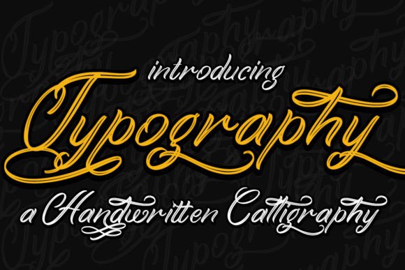 Typography Font Poster 1