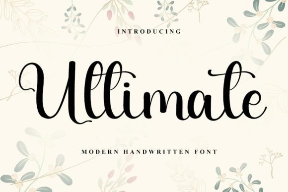 Ultimate Font Poster 1