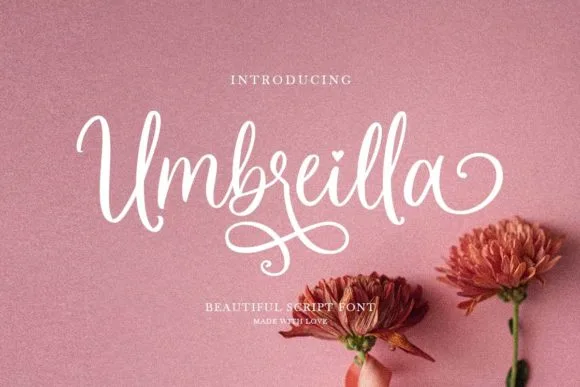 Umbreilla Font Umbreilla Font Poster 1