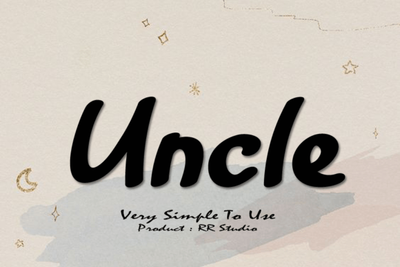 Uncle Font Uncle Font Poster 1