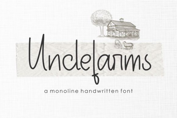 Unclefarms Font Poster 1