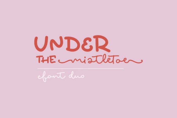 Under the Mistletoe Duo Font Poster 1