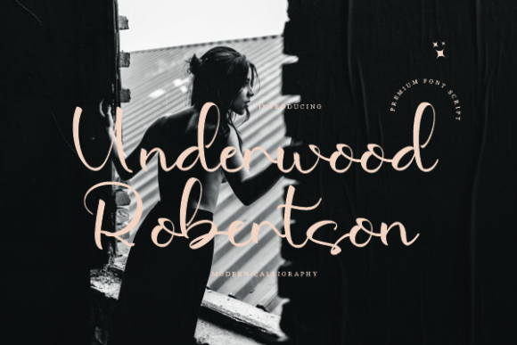 Underwood Robertson Font Poster 1