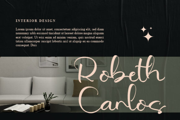 Underwood Robertson Font Poster 2