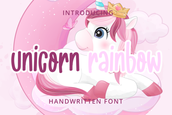 Unicorn Rainbow Font