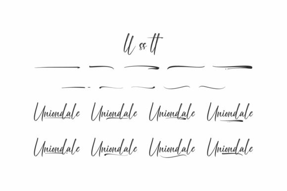 Uniondale Font Poster 6