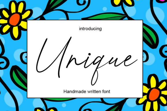 Unique Font