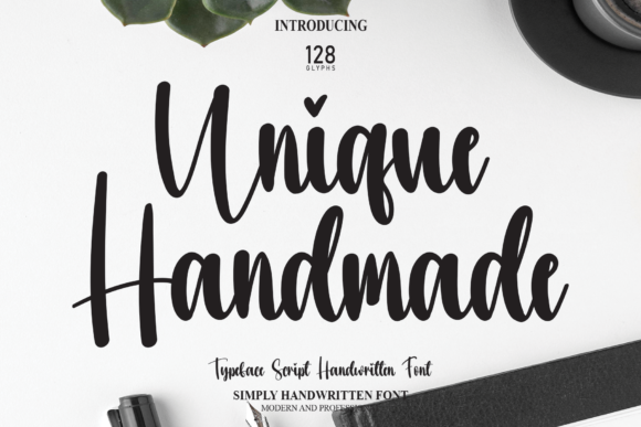 Unique Handmade Font