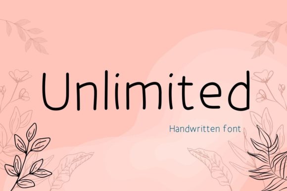 Unlimited Font Poster 1