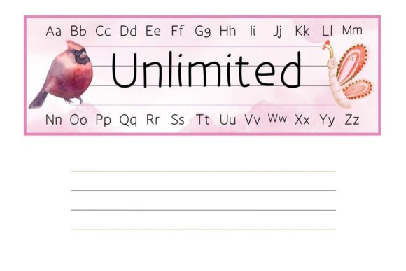 Unlimited Font Poster 11