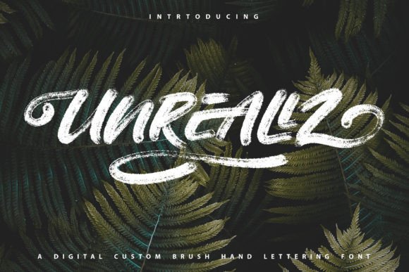 Unreallz Font Poster 1