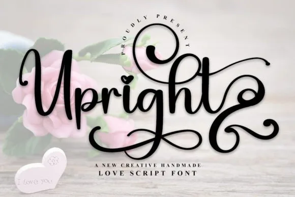 Upright Font Upright Font Poster 1