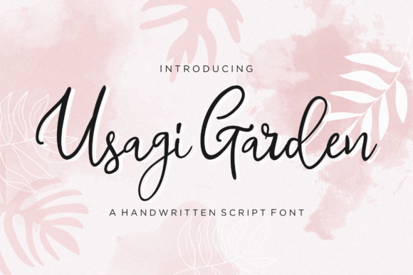 Usagi Garden Font Poster 1