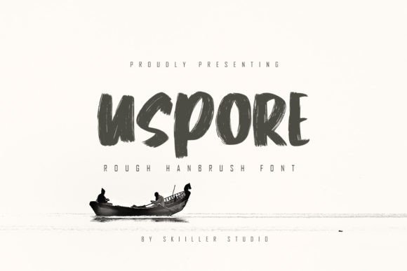 Uspore Font Poster 1