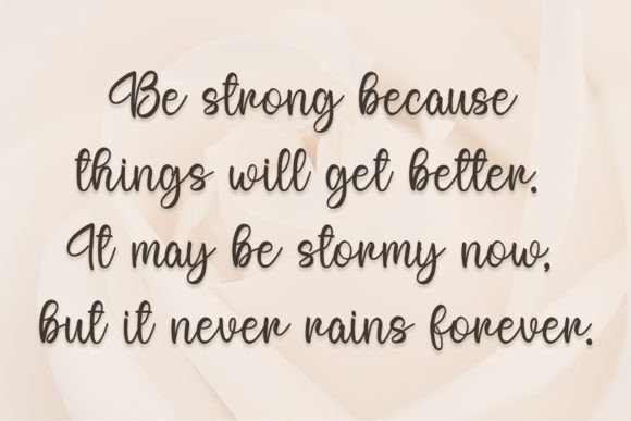 Usually Font Poster 4