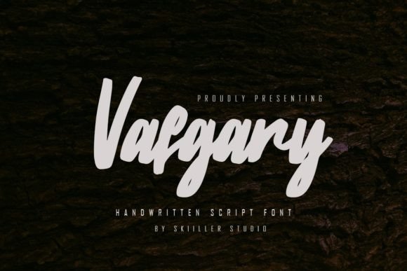 Vafgary Font Poster 1