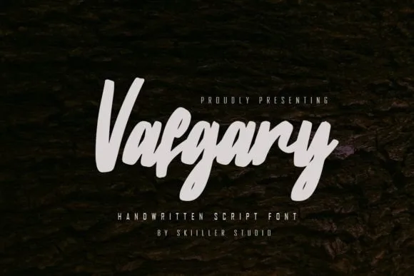 Vafgary Font Vafgary Font Poster 1
