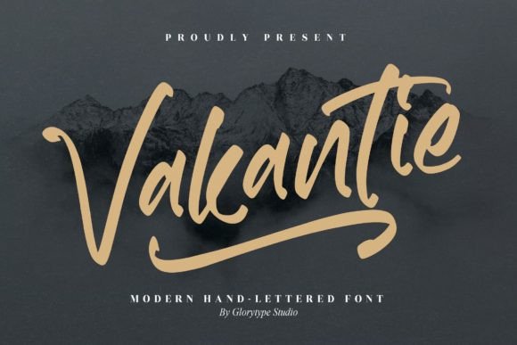 Vakantie Font Poster 1