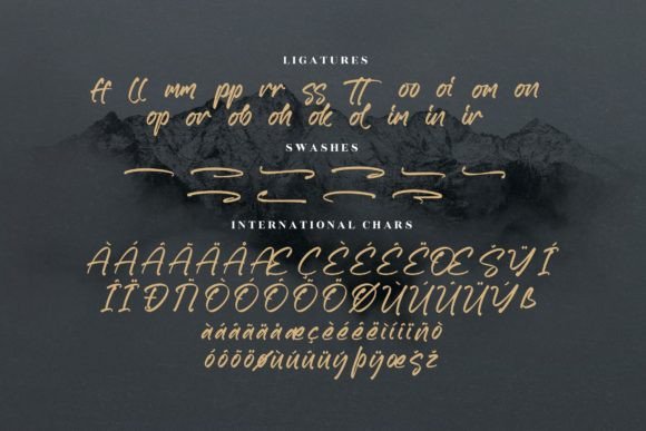 Vakantie Font Poster 14