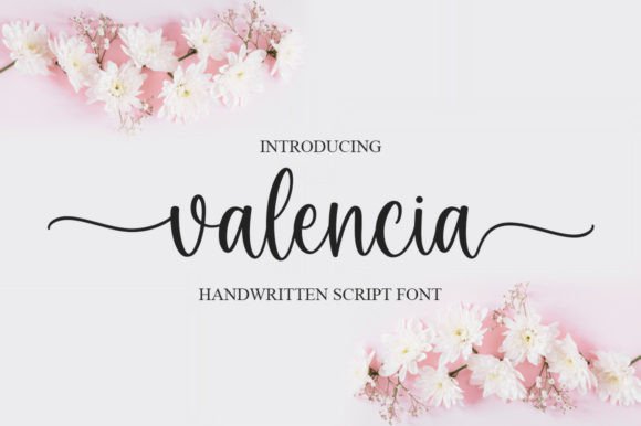 Valencia Font Poster 1