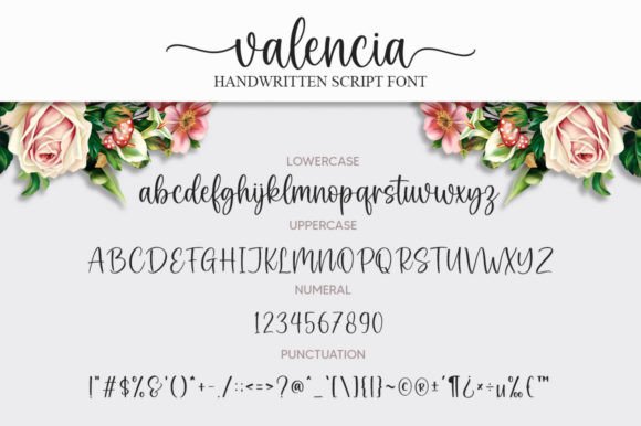 Valencia Font Poster 5