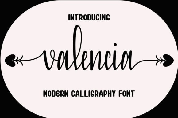 Valencia Font Poster 1
