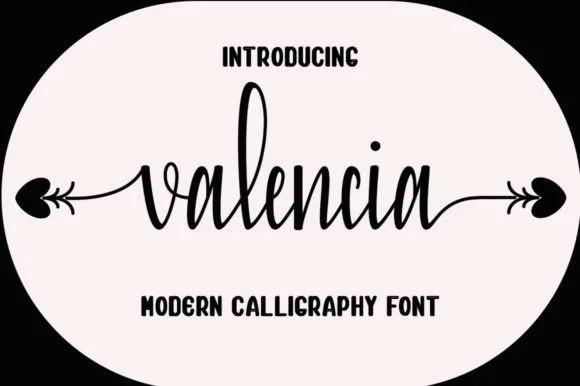 Valencia Font Poster 1