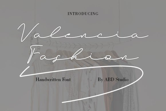 Valencia Fashion Font Poster 1