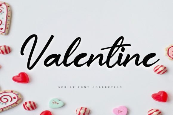 Valentine Font Poster 1