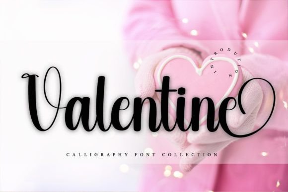 Valentine Font Poster 1