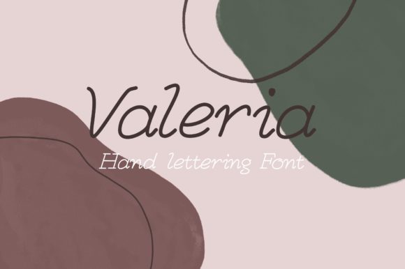 Valeria Font Poster 1