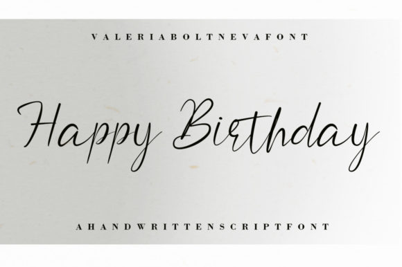 Valeria Boltneva Font Poster 3