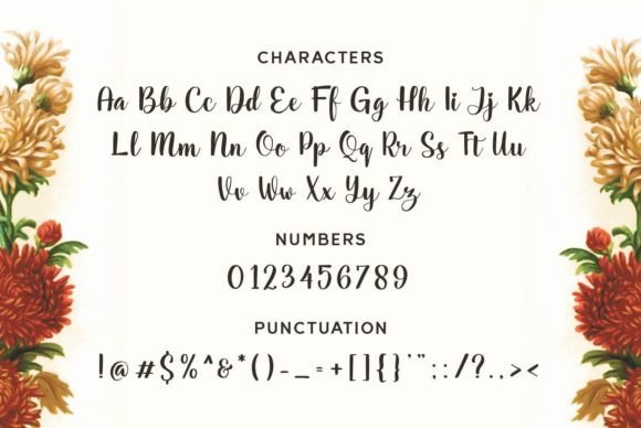 Valintya Font Poster 4