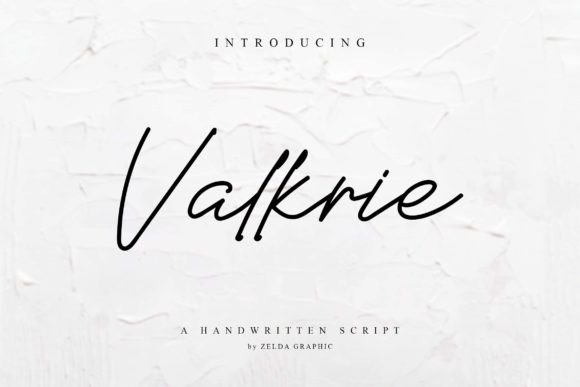 Valkrie Font Poster 1