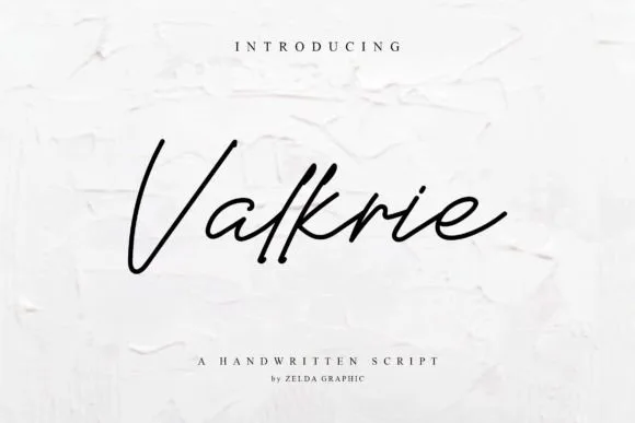 Valkrie Font Poster 1