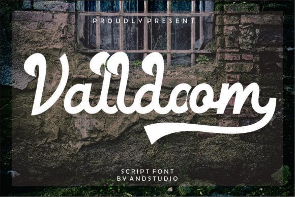 Valldoom Font Poster 1